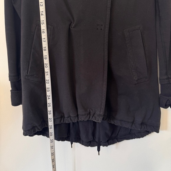Lululemon Gratitude Wrap Black Cardigan Jacket Coat Athletic Athleisure Sz Small - Picture 7 of 13